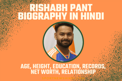 Rishabh Pant Biography in Hindi